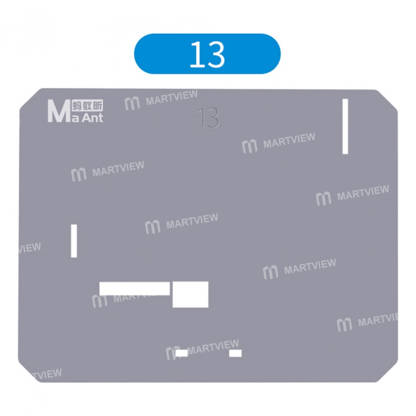 MaAnt LCD Screen Display IC Protection BGA Reballing Stencil for iPhone 11 to 13 Pro Max