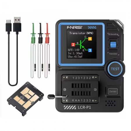 Fnirsi LCR-P1 Multifunction LCR Transistor Tester for Capacitor Resistor MOS Field Effect Diode Triode