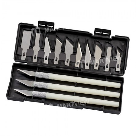 13-in-1 Multi-specification Aluminum Alloy Hand-carving Knife Set