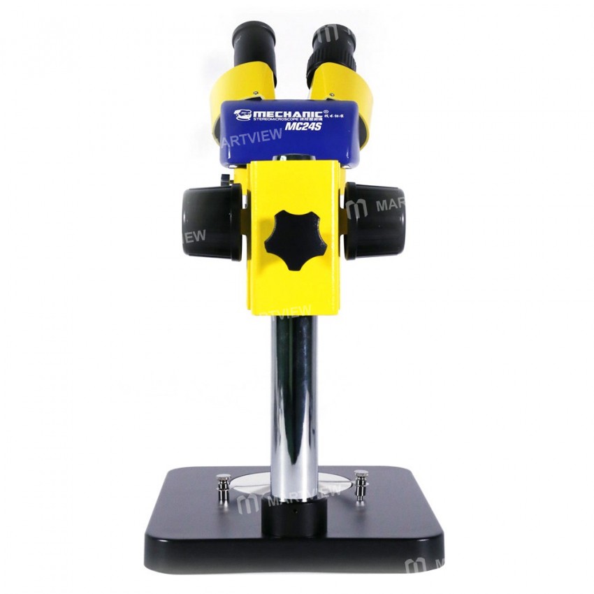 MECHANIC MC24S-B1 2-4X Binocular Stereo Microscope With Big Base Extension Holder Stereo Zoom Micros