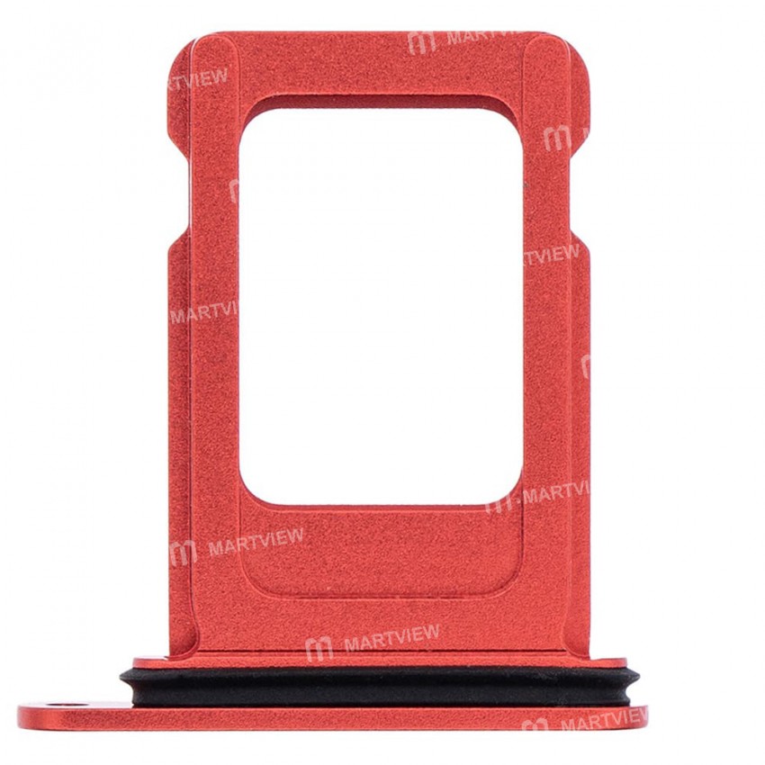 Replacement single sim card tray for iPhone 13 13 mini red