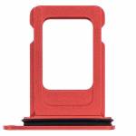 Replacement single sim card tray for iPhone 13 13 mini red