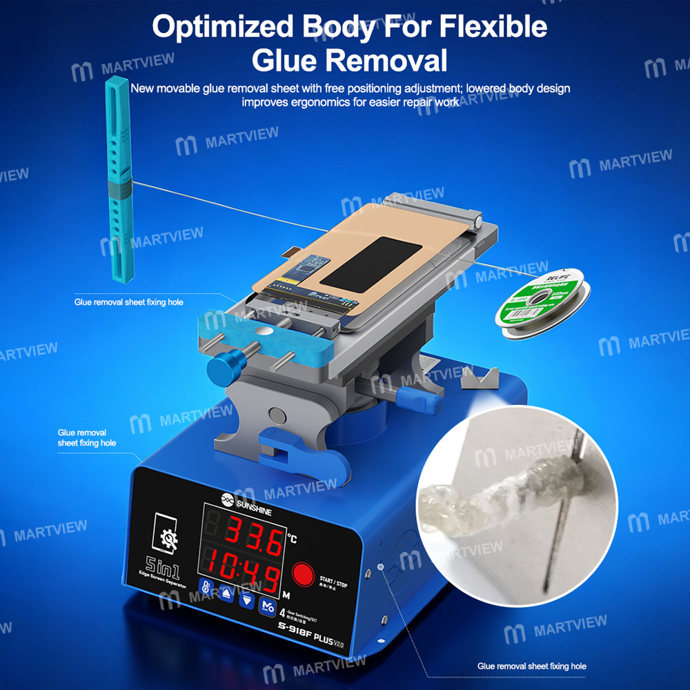 sunshine s-918f-plus-v20-360-rotation-curved-screen-separator-compatible-with-flat-curved-screen-13