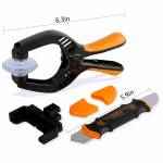 JAKEMY JM-OP14 2 in 1 LCD Screen Sperate Pilers & Flexible Double-end Metal Opening Prying Tool Suck