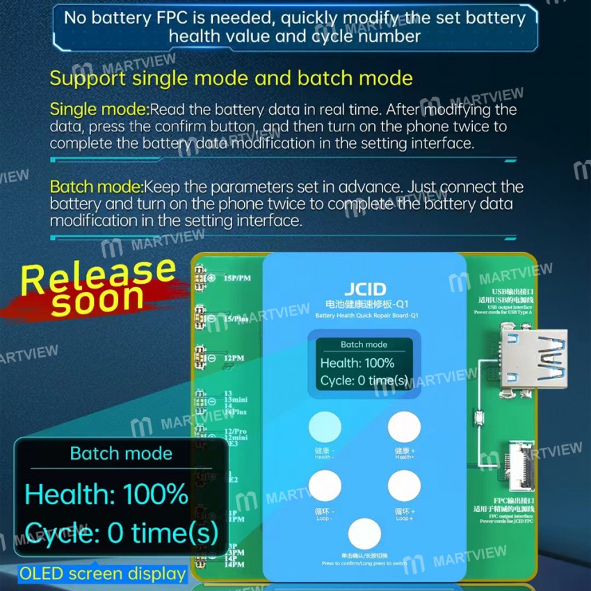 jcid q1-battery-health-quick-repair-board-for-iphone-series-no-need-fpc-window-2
