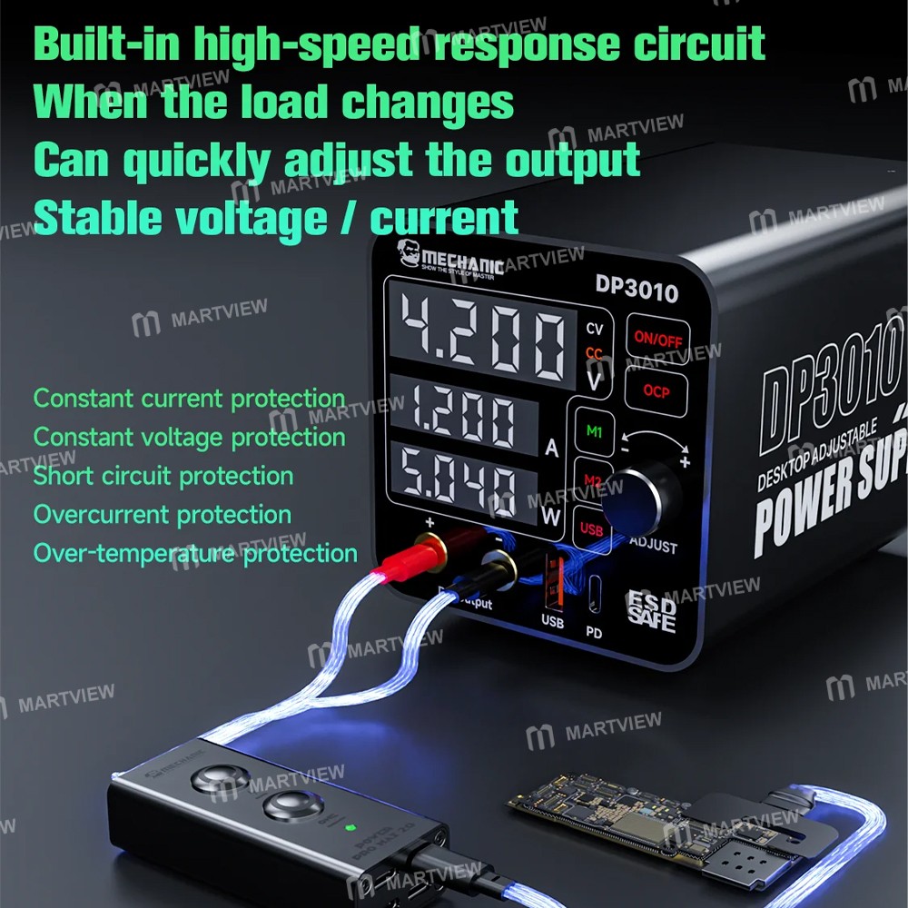 mechanic dp3010-30v-10a-high-power-wide-voltage-mini-multi-functional-power-supply-7