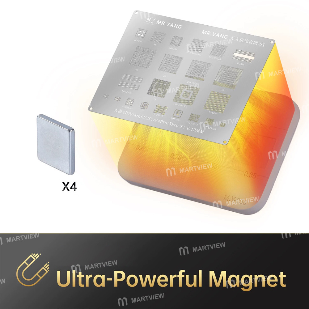 ycs mryang-high-temperature-resistant-strong-magnetic-silicone-pad-for-assisting-chip-tin-planting-6