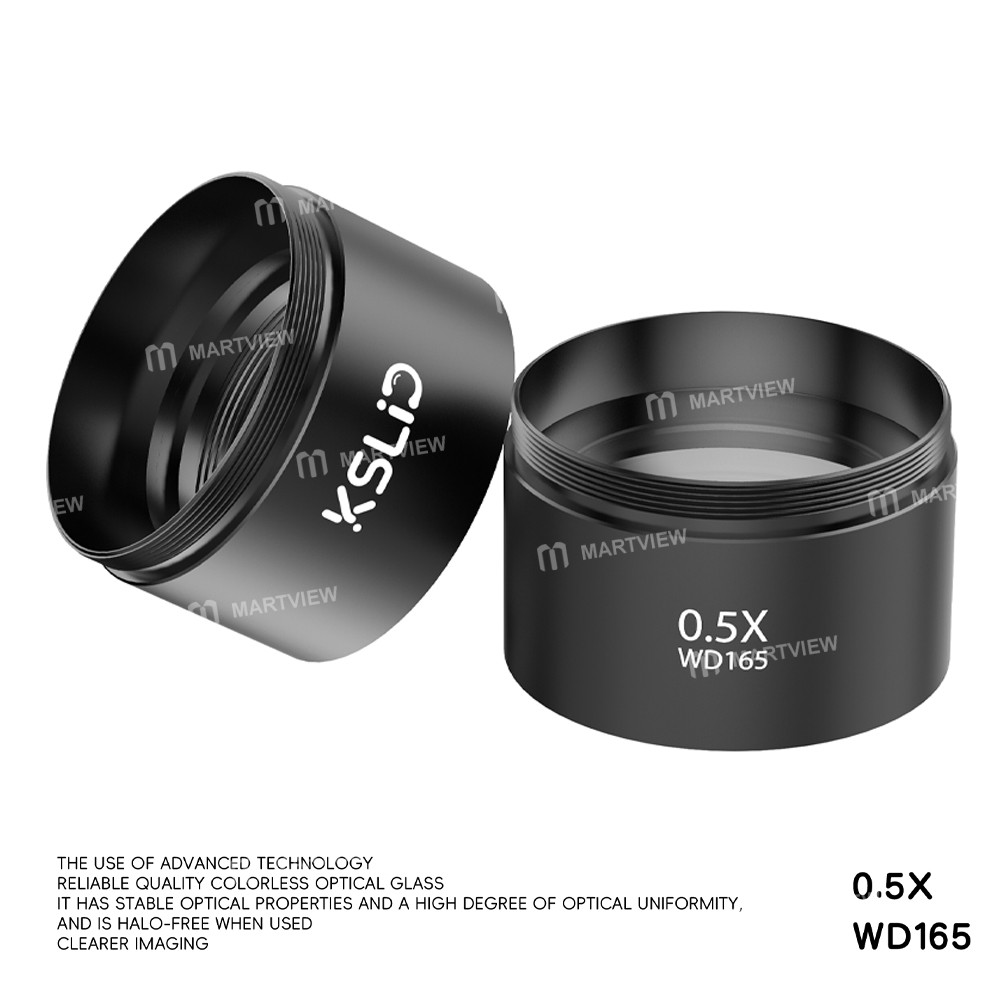 kslid 05x-wd165-coated-auxiliary-microscope-lens-for-stereo-zoom-microscope-2