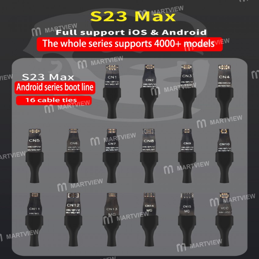 Mechanic S23 Max Power Boot Cable DC Power Supply Test Cable for iPhone Android Phone