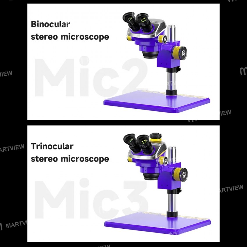 mechanic mic2-mic3-binocular-trinocular-stereo-microscope-with-b-11-big-base-12