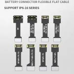 jtx bl-03-power-cable-battery-soft-fpc-connector-supports-iphone-6-to-16-series-7