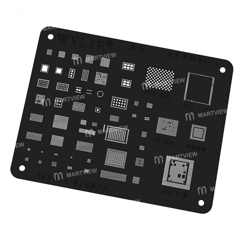 wylie wl-11-comprehensive-bga-reballing-stencil-for-iphone-88px