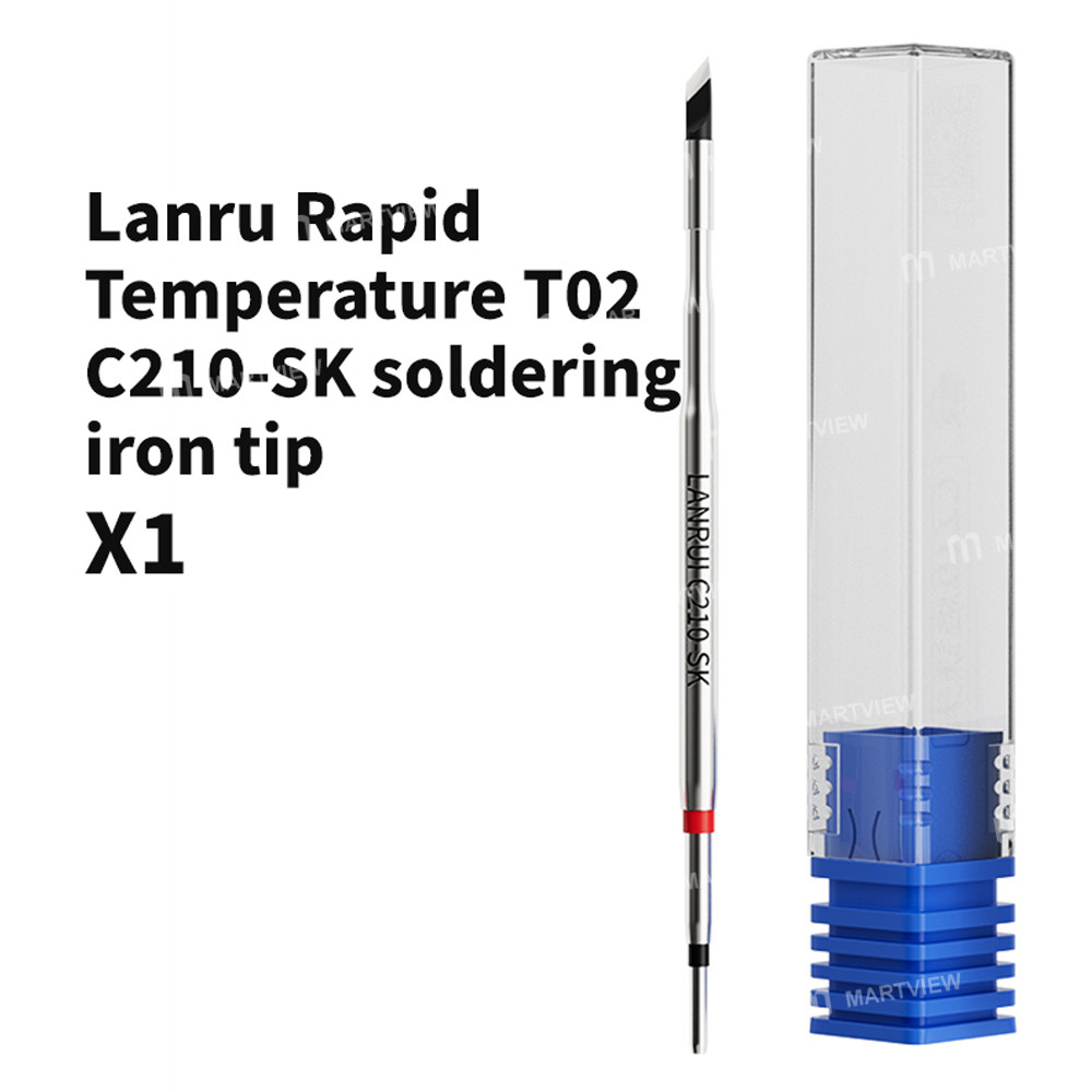 lanrui t02-c210-integrated-electroplated-soldering-iron-tips-compatible-with-c210-soldering-station-