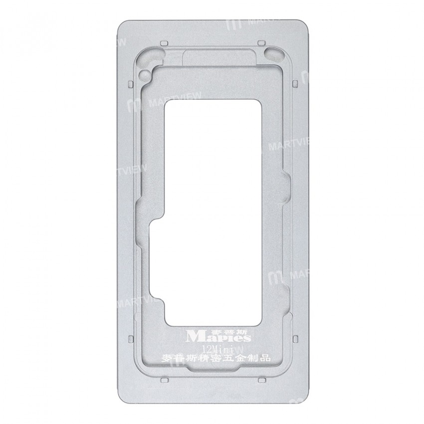 Maples Aluminum Alloy LCD Screen Laminating Positioning Mould for iPhone 12 mini