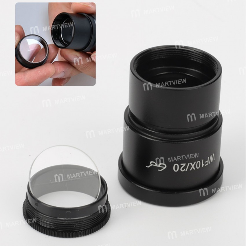 Mechanic Stereoscopic Vision Microscopes Eyepiece WF 10X / 20X / 25X /30X Wide-angle Eyepiece
