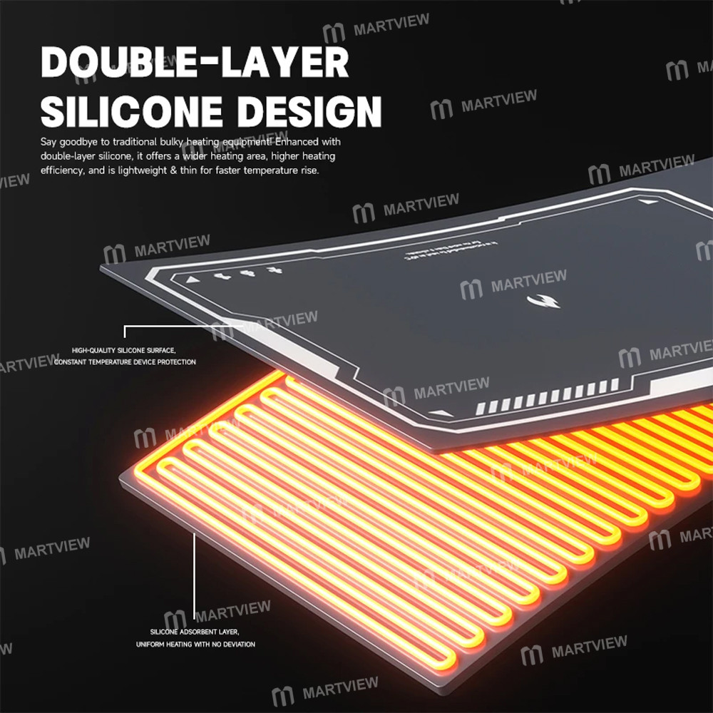 luowei lw-hp3-12-inch-lcd-screen-heating-separation-soft-silicone-pad-5