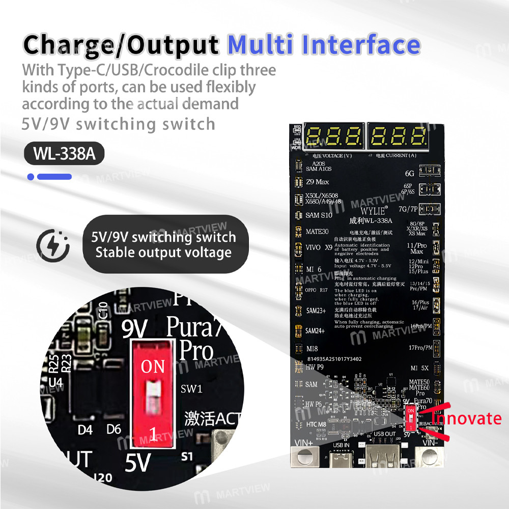 wylie wl-338a-5v-9v-battery-charge-activation-board-for-iphone-6-to-17pm-huawei-samsung-xiaomi-2