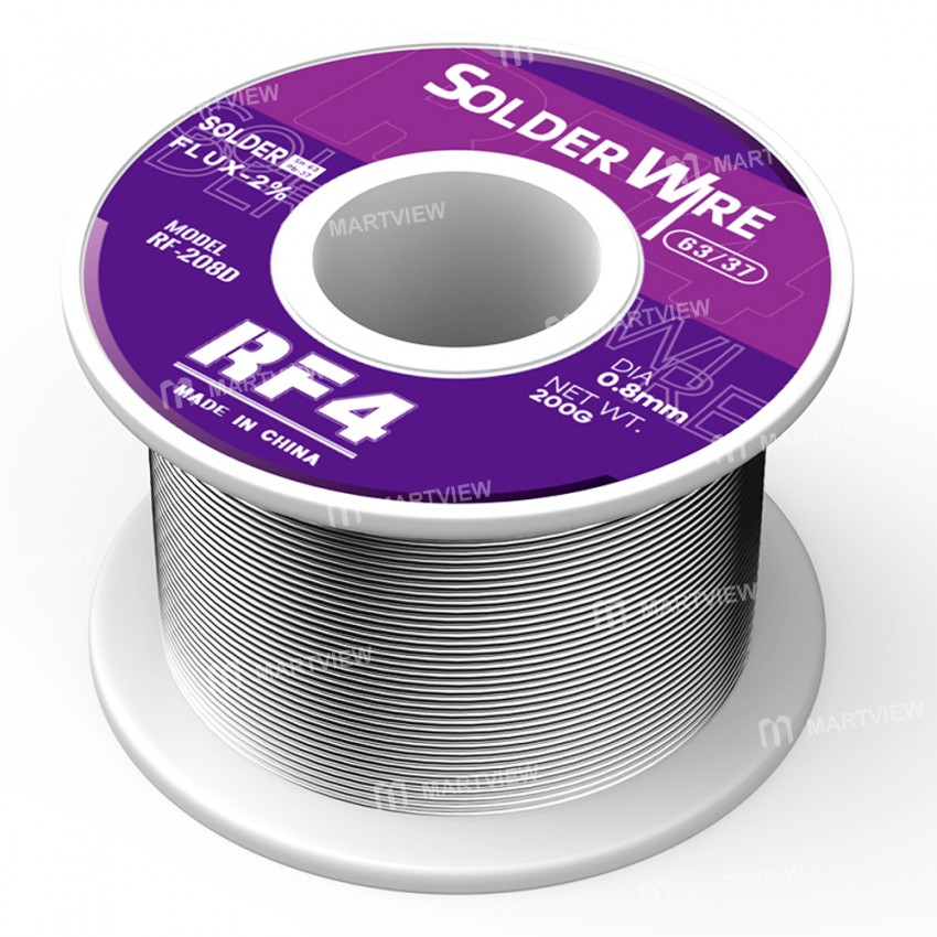 rf4 rf-208d-200g-63sn-lead-free-rosin-core-solder-tin-wire-5