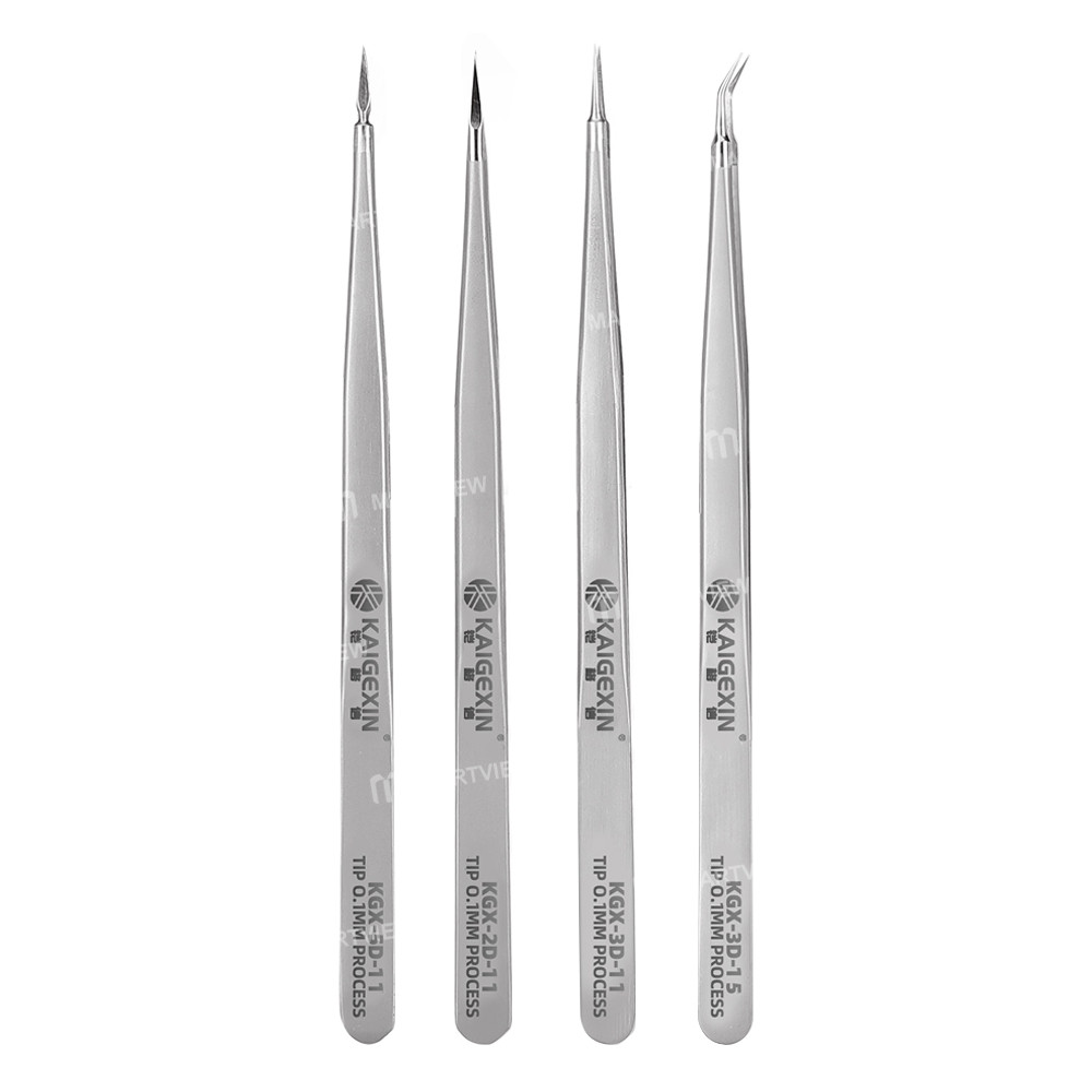 kgx 3d-non-magnetic-stainless-steel-precision-flying-wire-tweezers-1