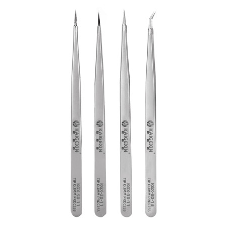 KGX 3D Non-Magnetic Stainless Steel Precision Flying Wire Tweezers