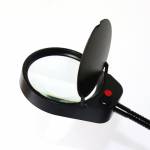 3-10X USB Portable Clamp Type Table Magnifying Glass Gripping Magnifier With LED Light