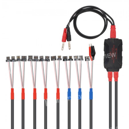 W106 All in 1 DC Power Supply Cable Phone Repair Test Cable for Android Phones