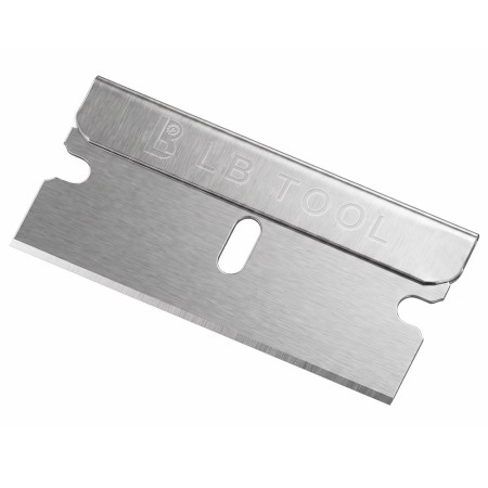 LB Tool LB-RS1 Single-Edge Carbon Steel Blades for Screen Removal / Frame Removal / Adhesive Removal - 100Pcs