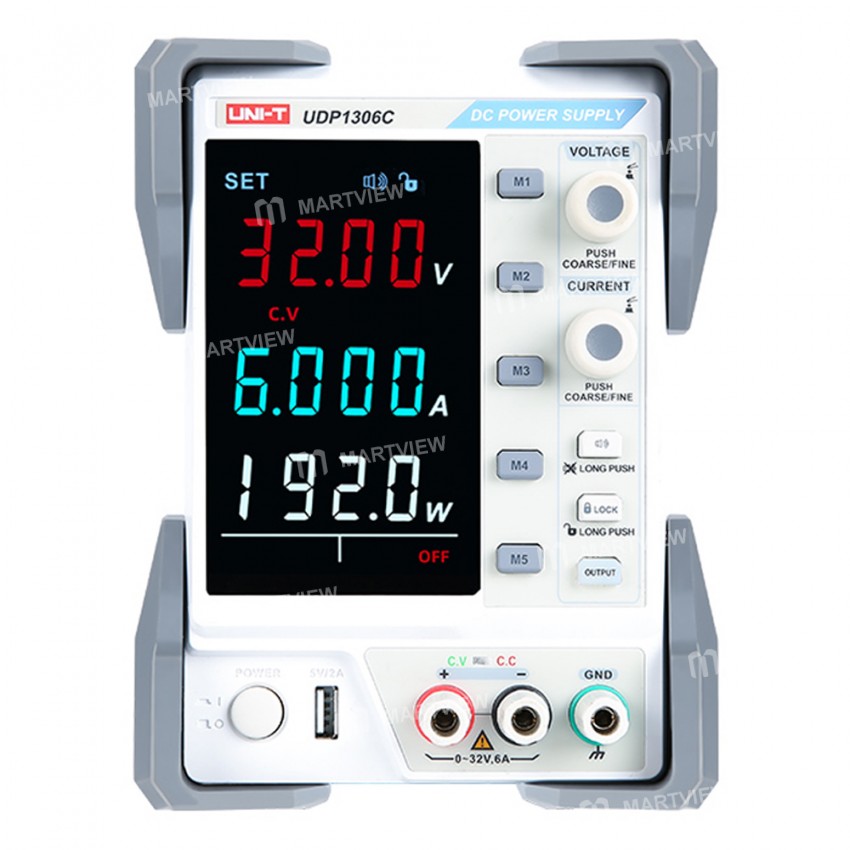 UNI-T UDP1306C 30V / 6A 4-digit Display Bench Industrial DC Power Supply with USB RS232 Interface