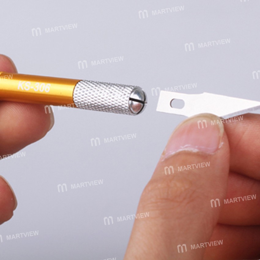 Kaisi KS-306 Precision Hand Repair Cutting Knife Set for Stenciling Carving