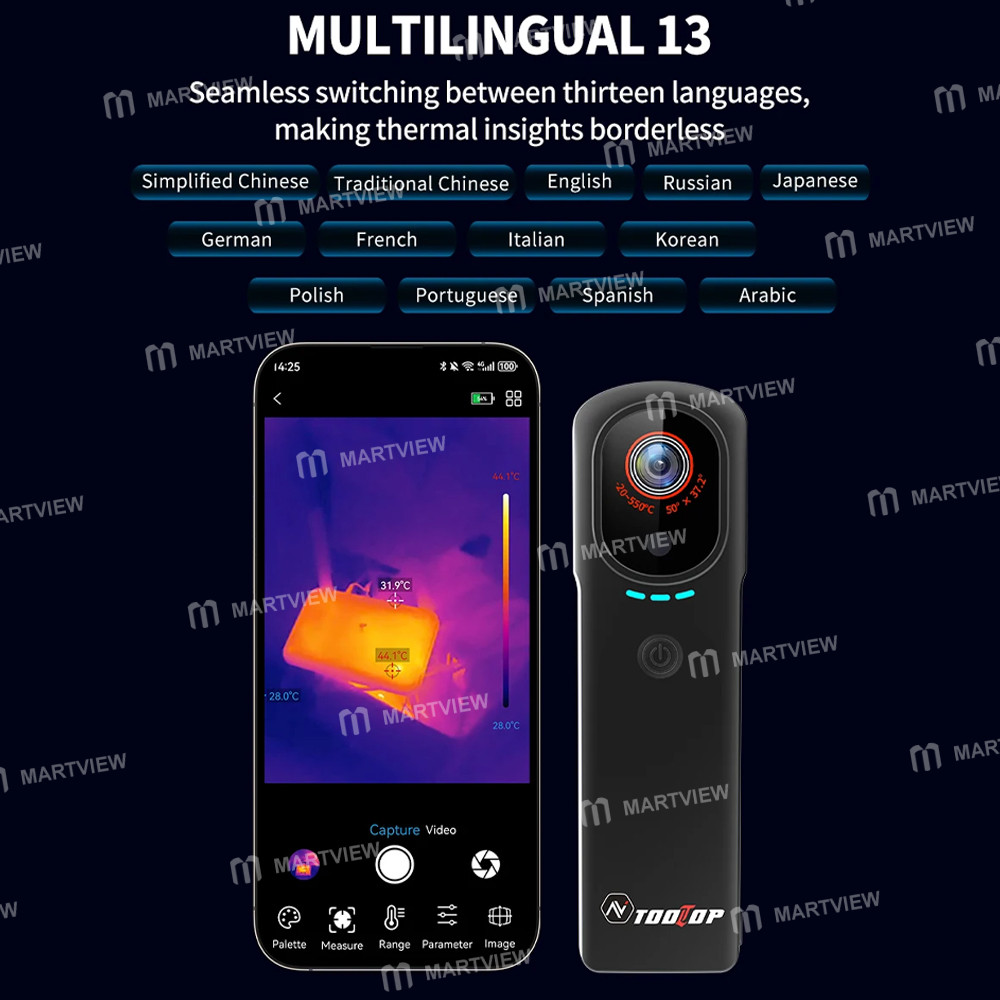 tooltop t9-wireless-wifi-thermal-imaging-camera-with-visible-light-compatible-with-android-ios-13