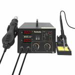 Solnde 852AD+ 2-in-1 Dual Digital Display Hot Air Gun Soldering Station for Motherboard BGA Repair