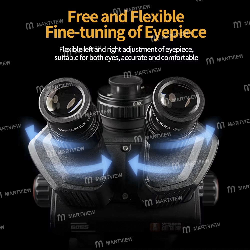 ycs 6065-6x-65x-industrial-trinocular-stereo-microscope-with-large-base-for-pcb-repair-3