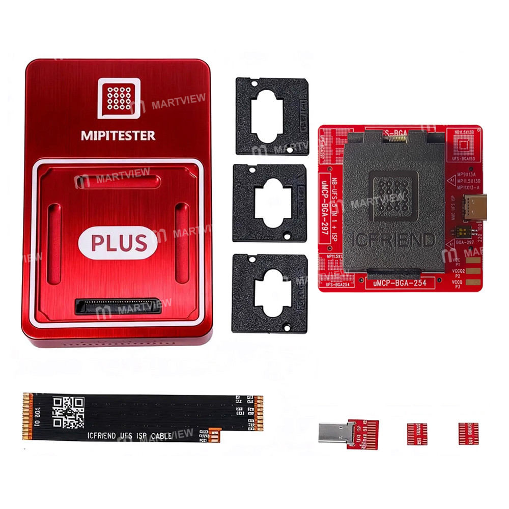 MiPi Plus Box + NB-UFS-5IN1 (153 / 254 / 297) Adapter + ISP Cable (Simplified Version)