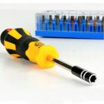 JAKEMY JM-6095 (31 in 1) Household Tool Set with Screwdriver Bits and Sockets