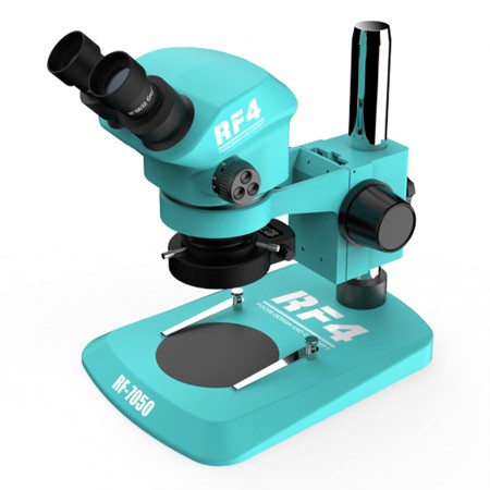 RF4 RF7050 7-50X Continuous Zoom Binocular Stereo Industrial Microscope