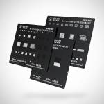 Mega-Idea Square Hole Power Logic Communication BGA Reballing Black Stencil for Android Smart Phones