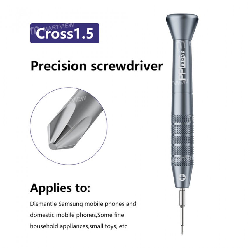 PPD Multi-spec S2 Alloy Steel High-precision Magnetic Screwdriver for iPhone/Samsung/iPad Repair