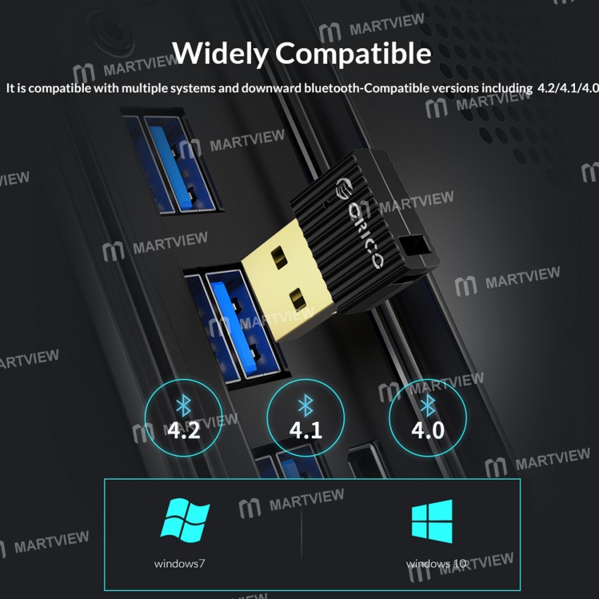 Orico BTA-508 Mini Wireless USB 5.0 Bluetooth Compatible Adapter