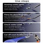 mechanic sr20-2-meter-anti-hot-desoldering-wick-with-thumb-wheel-dispenser-stainless-steel-mouth-6