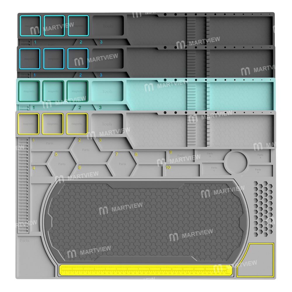 te 736-2-in-1-multifunctional-high-temperature-resistant-silicone-repair-mat-with-magnetic-alignment