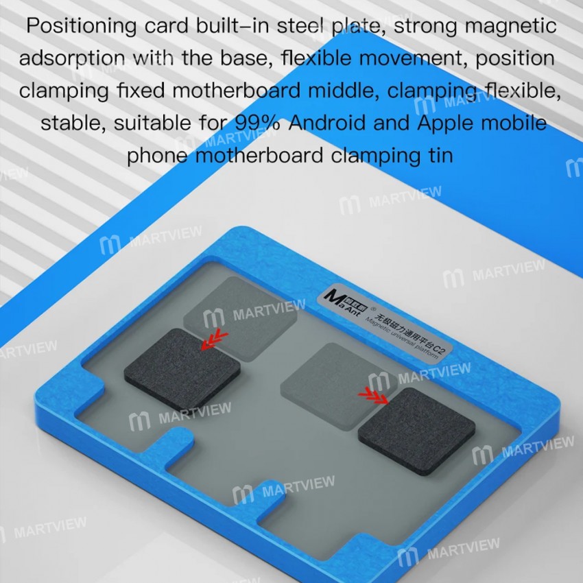 maant c2-non-polar-double-sided-universal-planting-tin-reballing-stencil-platform-8