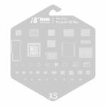 18 Kinds Chip BGA IC Reballing Stencil Kits for iPhone 6 to 13 Pro Max Screen Dot Matrix IC