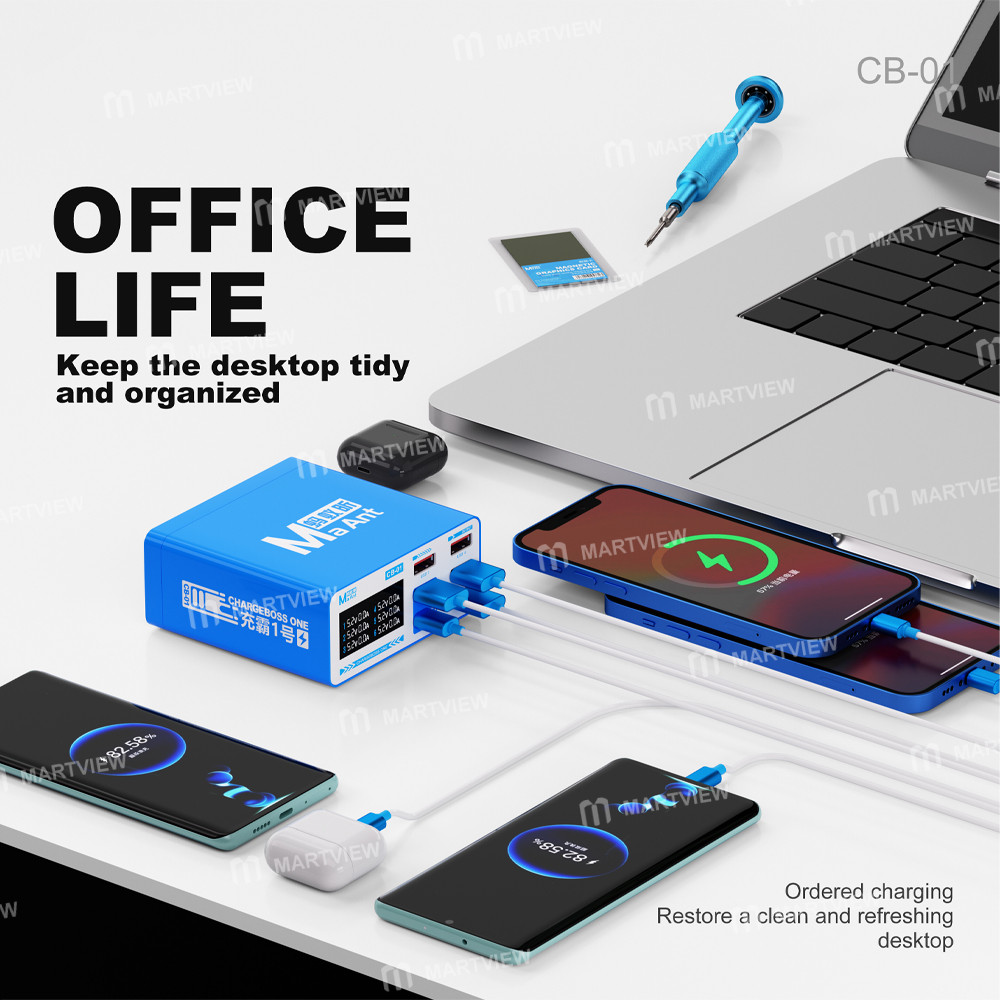 maant cb-01-chengba-no1-multi-port-desktop-mini-pdqc-digital-display-fast-charging-station-8