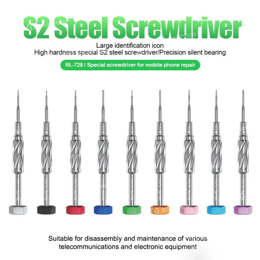 relife rl-728-s2-steel-strong-magnetic-extra-hard-anti-slip-2d-screwdriver-for-phone-repair-4