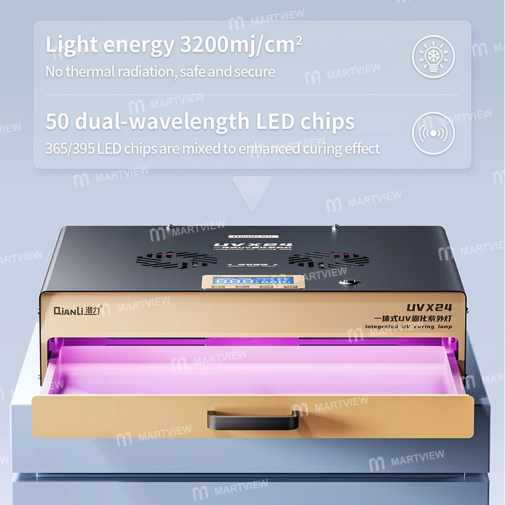 qianli uvx24-16-inch-powerful-integrated-uv-curing-lamp-box-for-mobile-phone-tablet-computer-6