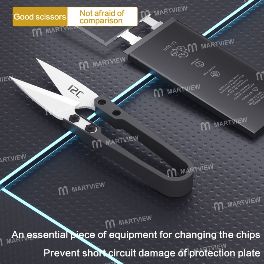 i2c insulated-ceramic-u-shaped-scissors-for-mobile-phone-repair-cutting-work-4