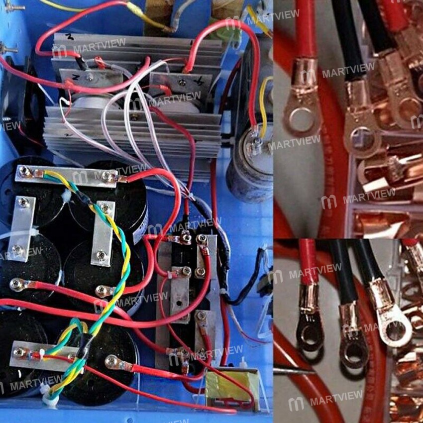 Wire Crimp Connector Soldered Copper Ring Terminal with Box - 60/240/260Pcs