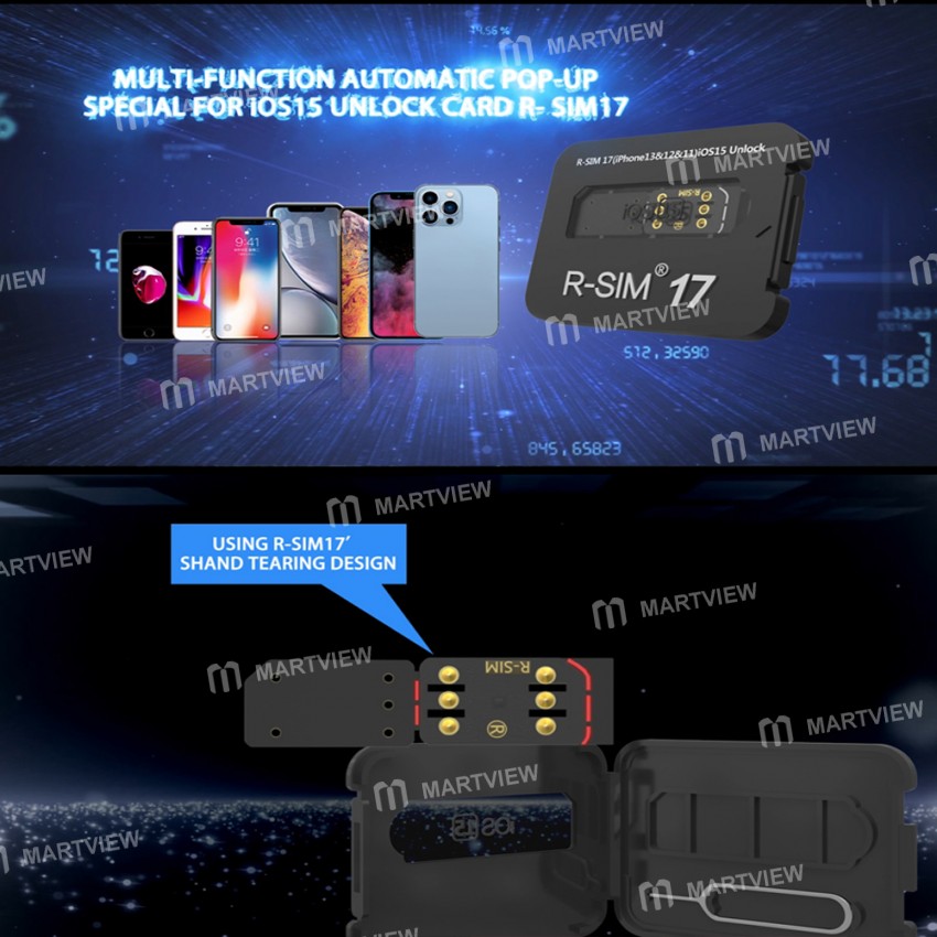 Replacement a multifunctional automatic pop up version of ios15 unlock card r sim17 built in editing