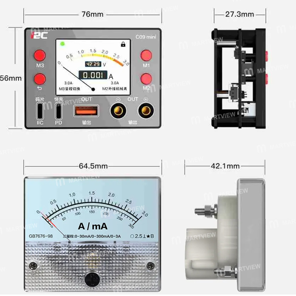 i2c c09mini-waveform-ammeter-supports-current-waveform-19