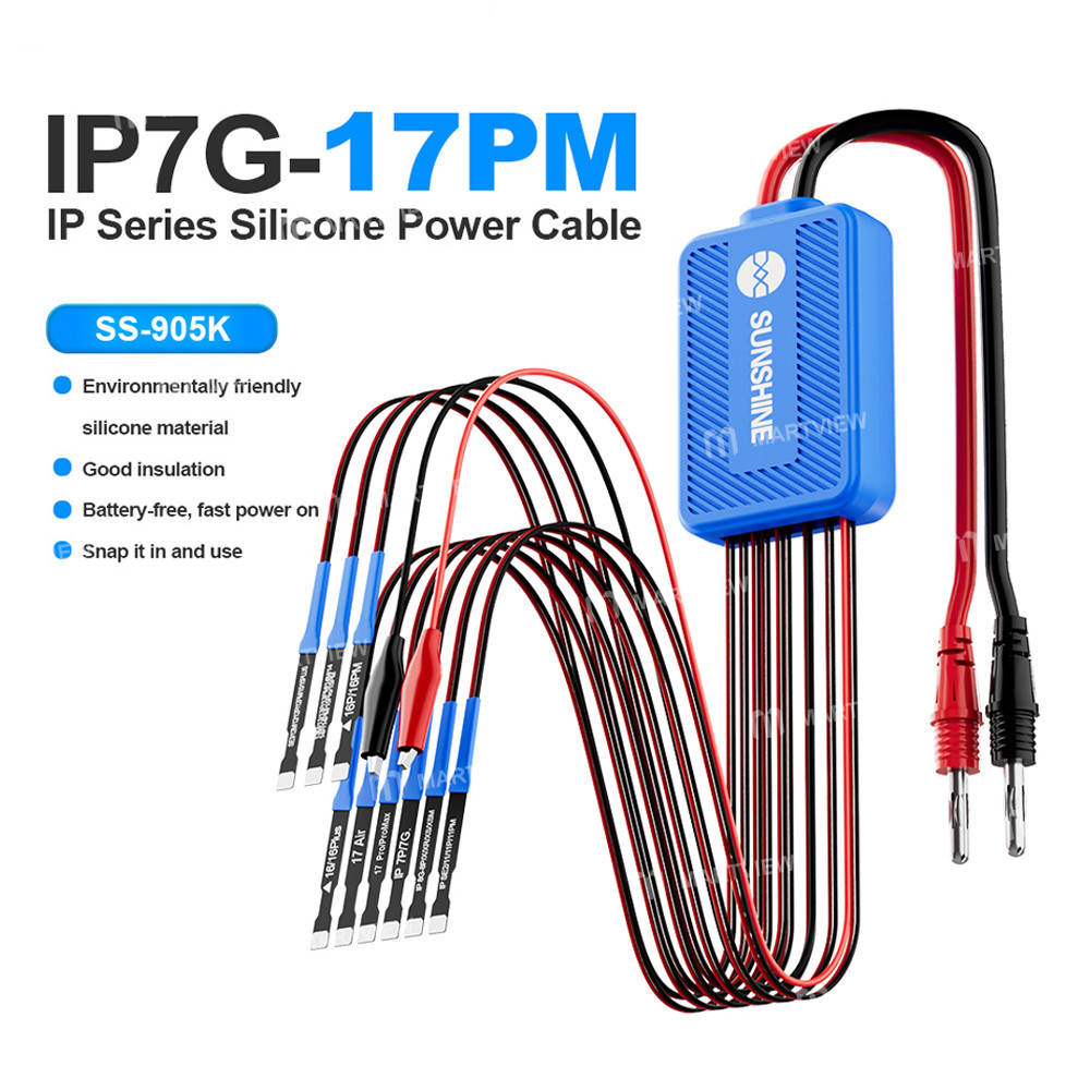 sunshine ss-905k-v20-battery-free-design-power-boot-control-silicone-line-for-iphone-7-to-17pm-5